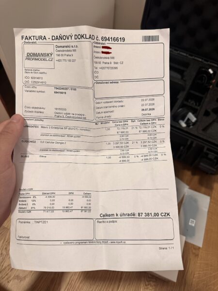 DJI Mavic 3 Enterprise (M3E) Full Kit + Cellular Dongle 2